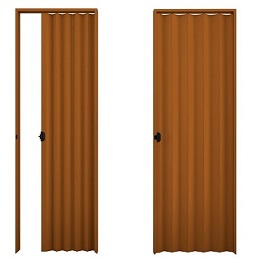 Puerta interior de acordeón de 30 x 96 pulgadas, paneles de acrílico  esmerilado, puertas plegables para habitación/armario/puerta/baño/lavadero,  color